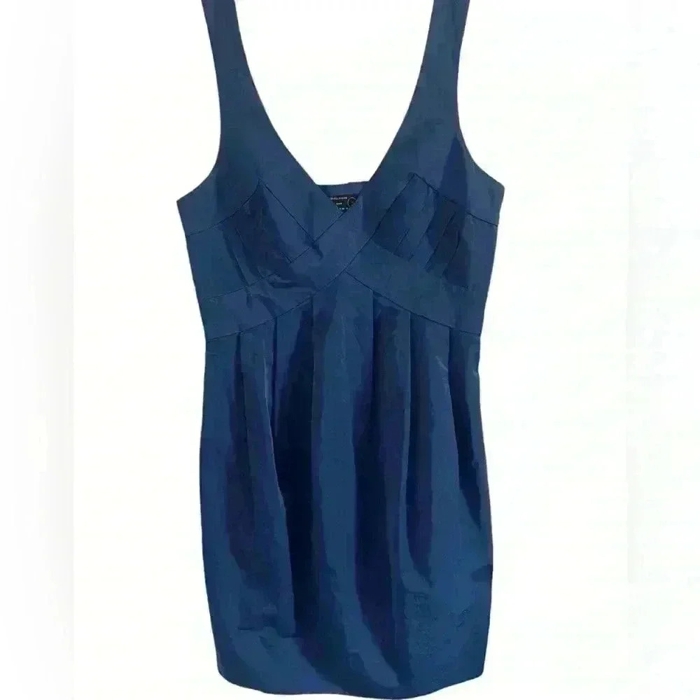 Elegant Blue Sleeveless Dress